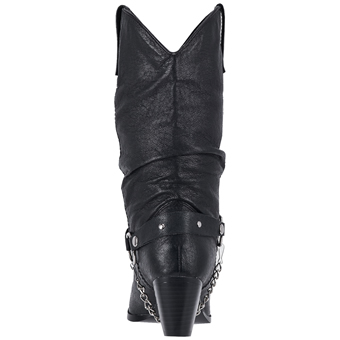 Dingo Women's Olivia Harness Slouch Boots - Black #4